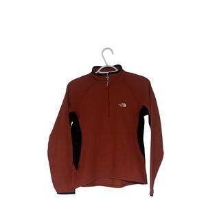 The North Face zip up Red Sweater